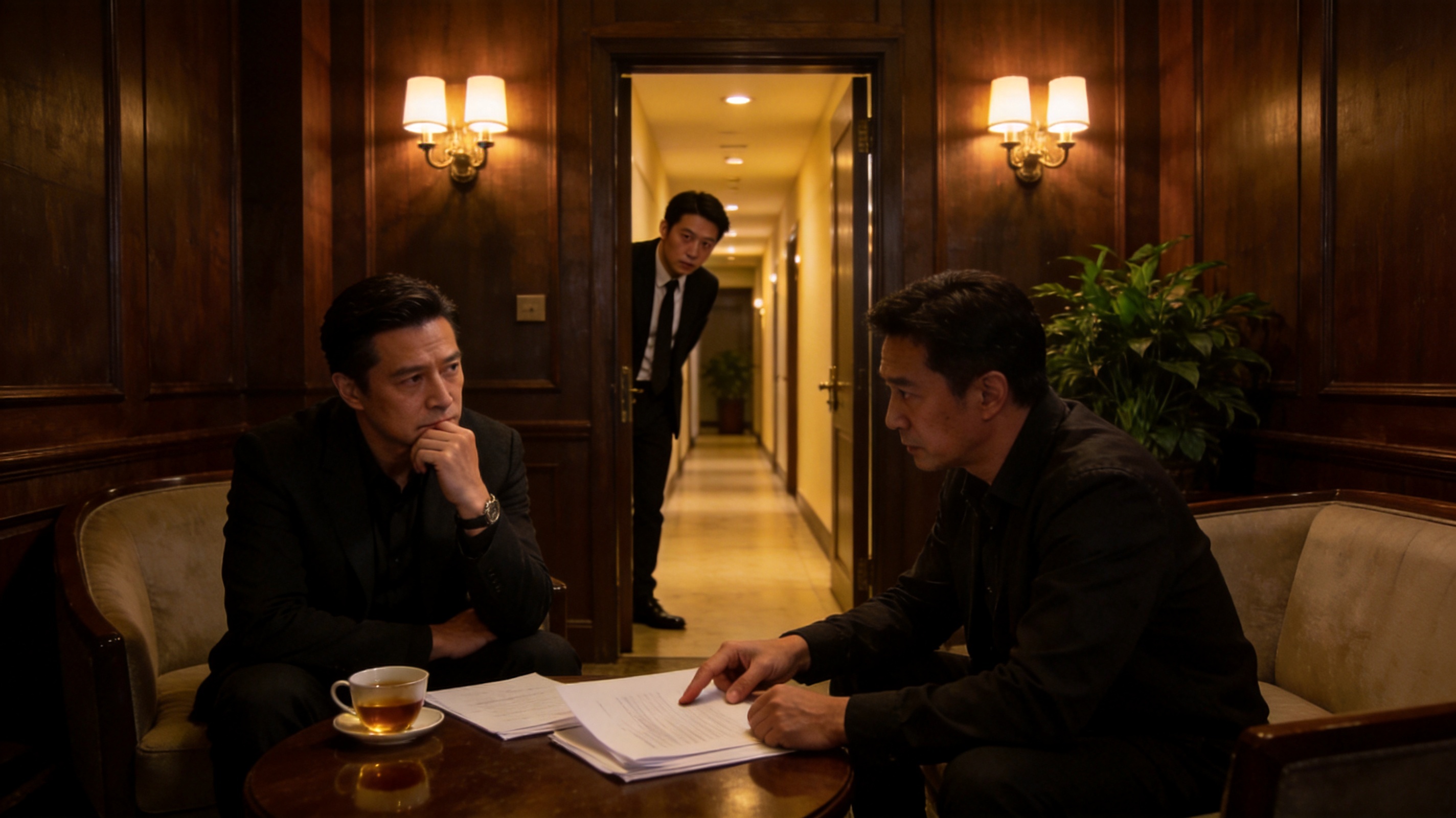 影帝级演员深夜密会制片人